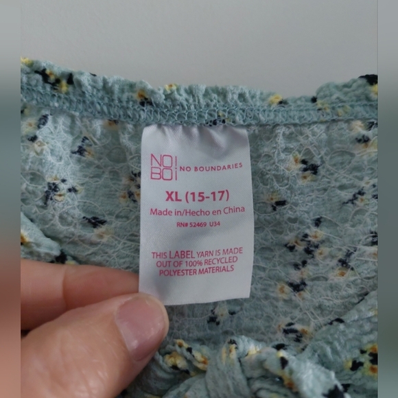 Y2K Pucker Top & Midi Skirt Set In Jade Delight Green Floral XL - Picture 7 of 7